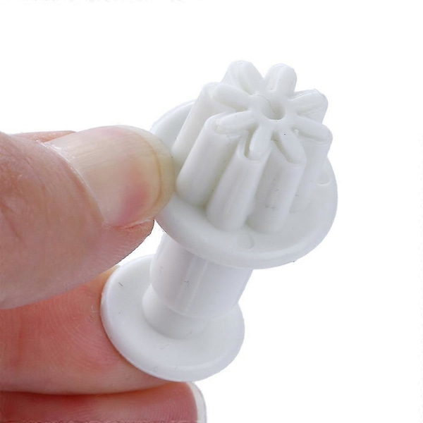 4 stk Blomsterutstøter Kakeformer Kjeks Dekorering Baking Mold Mold Tool