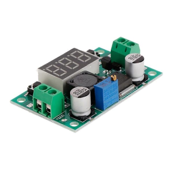 LED Voltmeter Step Down Konverter Modul + LM2596 DC-DC Spændingsregulator