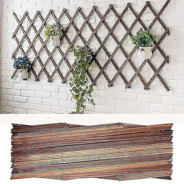 Ekspanderende Trehage Tre Pull Mesh Vegggjerde kompatibelt med Hjem Hage Sub Hage Deco