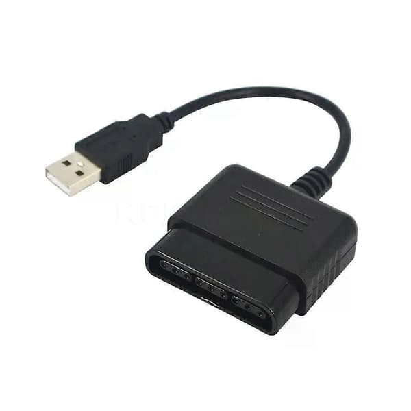 1 st USB-adapter PS2 till PS3 PC-videokonverterare för spelkontroller Högkvalitativt hållbart speltillbehör
