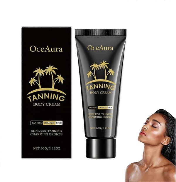 Garvecreme, Solarium Garveaccelerator til Solarium & Udendørs Sol, Garveaccelerator med Verbena, Gulerod, E-vitamin, Intens Hydrering & Langvarig 1pcs