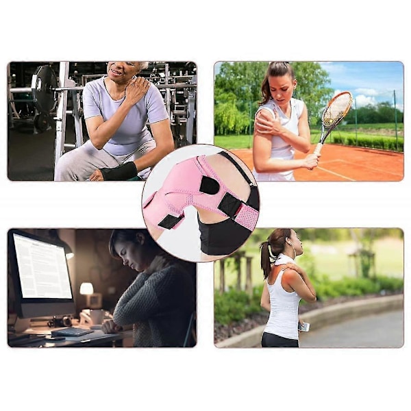 Axelstöd, Justerbart Axelbandage, För Tendinit, Axeluxation, Förebyggande och Återhämtning av Sportskador, För Kvinnor och Män MYH
