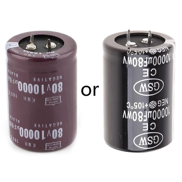 35x50mm 80V 10000uF Elektrolytisk Kondensator Filter Strøm Kondensator Til Audio Am