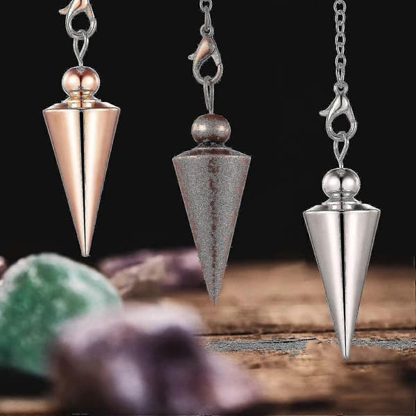4 st Koppar Metall Pendel Pendel Pendel Pendel Meditationsset