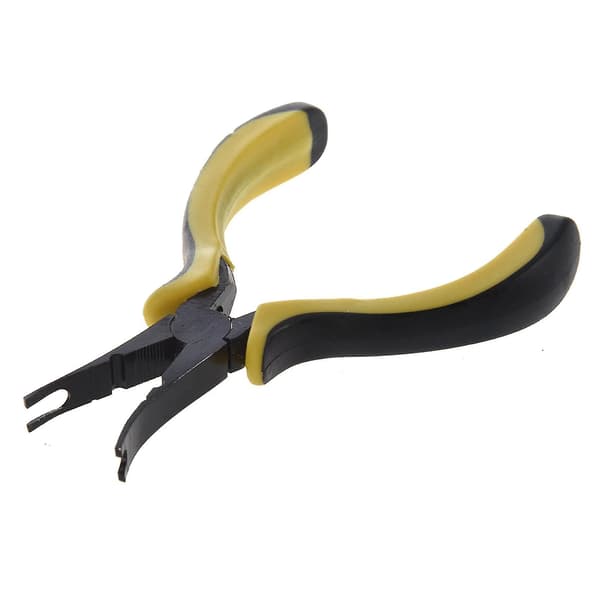 2x Metal Head Upgrade Tool Kugleled Plier til RC Helikopter Flybil Gul