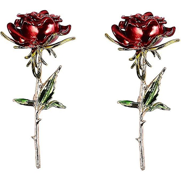 2 st Ros Alla hjärtans dag Nålform Kläder Bankett Blomma Fest Tillbehör hy