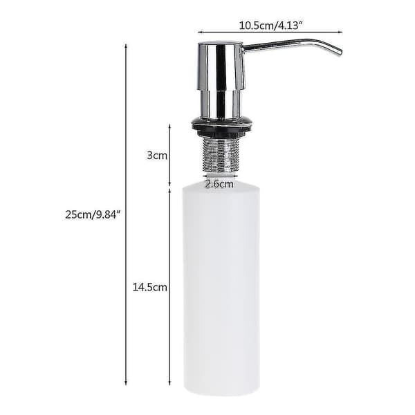 Sæbedispenser 300ml Indbygget Installation Håndpresset Flydende Vaskemiddelbokse TY
