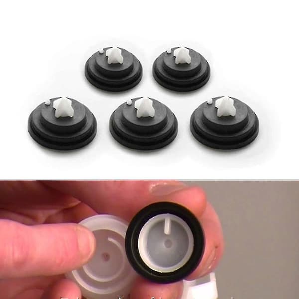 5 stk Gummimembranpakning Erstatning Baderom Gadgets For Siamp Cisternventil Innløpskuleventil Pakning