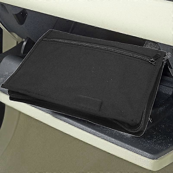 Universal Hanskerom Organizer Oppbevaringsholder For Manualer Bil Dokumenter Hanskepose Med Flere Lommer (haoyi)