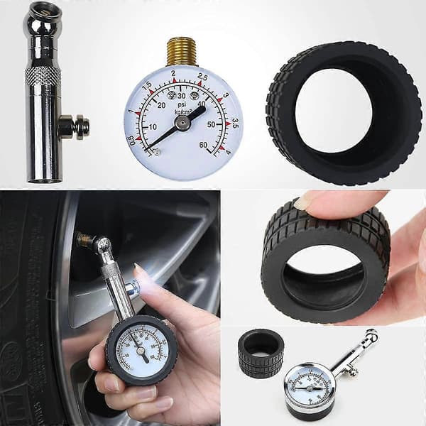 Digital däcktrycksmätare, Högprecisions 60 Psi däcktrycksmätare, Portabel däcktrycksmätare, Digital däcktrycksmätare för bil och lastbil