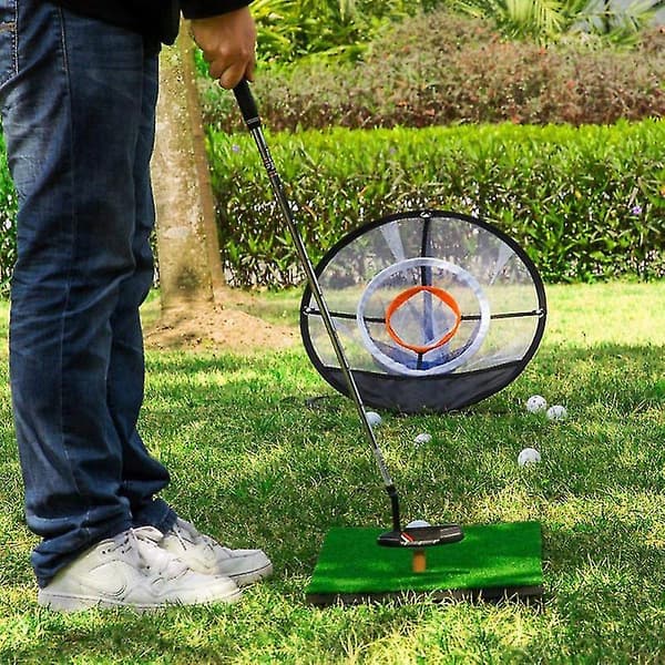 Golf Chipping Net Foldbar Pitching Øvelsesnet Golf Træningshjælpemiddel