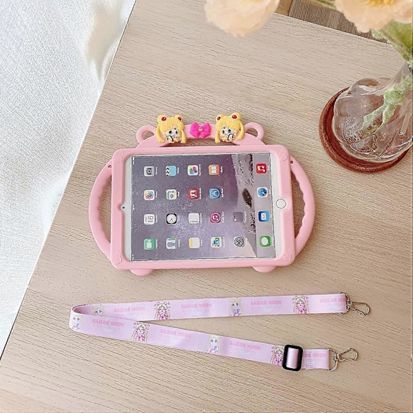 Fodral för iPad Air (3:e generationen) 10,5\" 2019 / iPad Pro 10,5\" 2017 Fodral - Sött Tecknat Sailor Moon Kreativt Fodral för Barn Mjukt Silikon Stötsäkert Skydd med