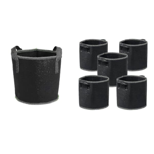 5-pack Trädgårdsblommor Växtodlingspåsar Krukor 2 Gallon: 21cm X 21cm