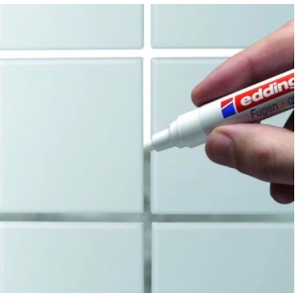 Fugepen, lysegrå.