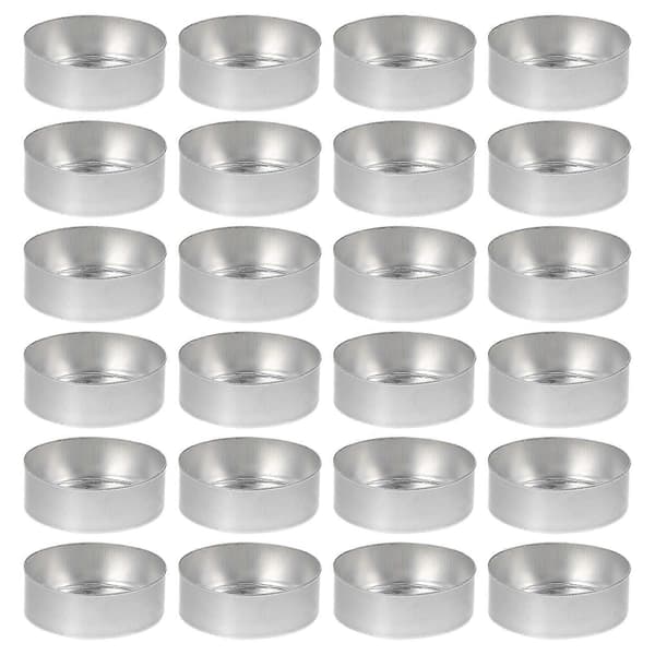 50 stk. Lyskopp Aluminium Telys Metall Telysholder