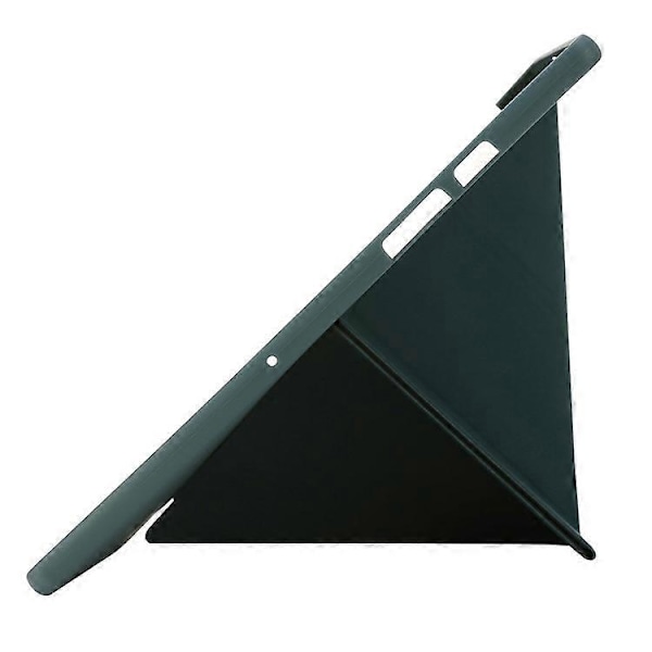 Yhteensopiva Samsung Galaxy Tab A9 -kotelo PU-nahka + silikonikuori origami-jalustalla Purple