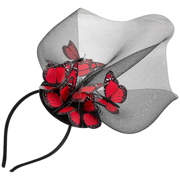 Dame Slør Fascinator Sommerfugl Hodebånd Bryllup Brude Hodeplagg Teselskap Hodebånd