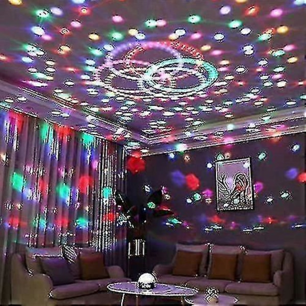Diskokugle Diskolys Fest Diskolys Projektor Led Festlampe