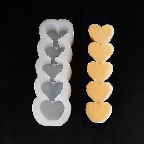 3D Lysform Opvaskemaskine Sikker Bageform Resin Form 1 Stk DIY Aromaterapi