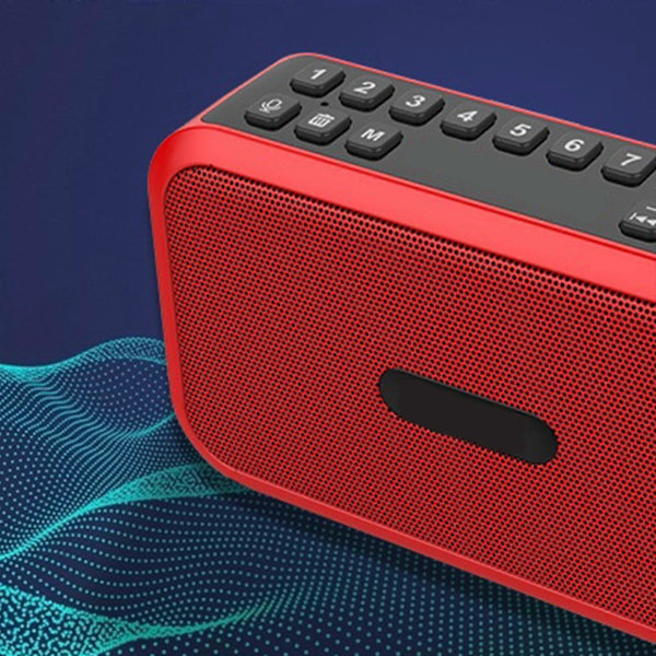 Bluetooth5.0-yhteensopiva Mini TF -korttisoitin 3,5 mm:n audio kannettava radio