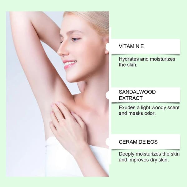 Ihonhoitodeodorantti - Santal-deodorantti korjaavalla keramidilla ja santelipuulla 1pc
