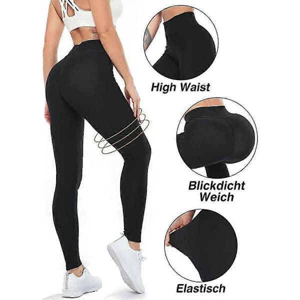 Fleeceforede Vinter Termiske Højtaljede Dame Leggings