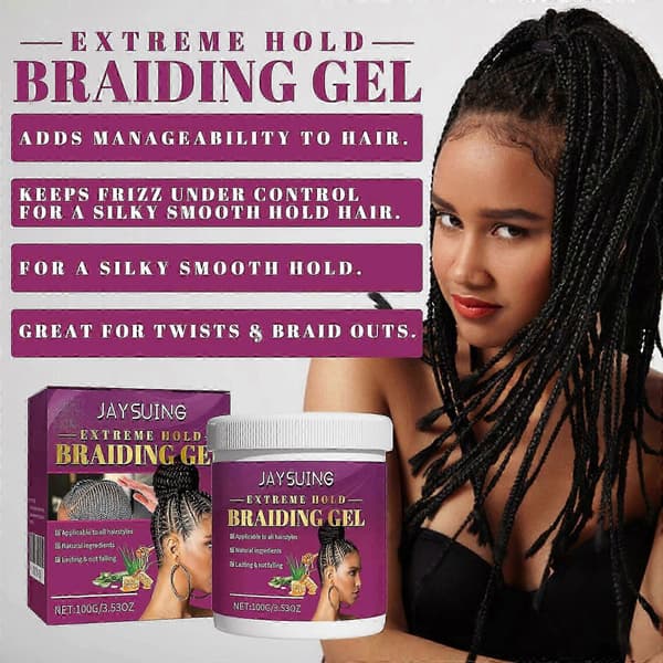 Jaysuing Dreadlocks Hårstyling Gel Återfuktande Formande Glans Pomada Dreadlocks