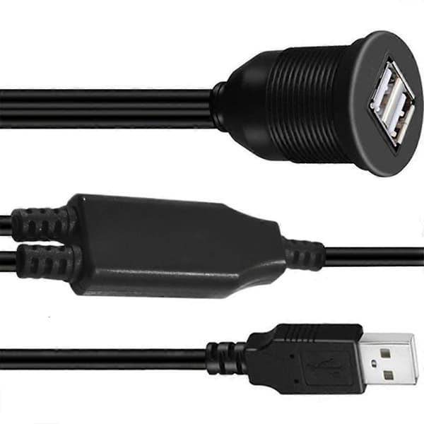 Højhastighedsopladning Dual Ports USB Panel Flush Mount Must-have Tilbehør