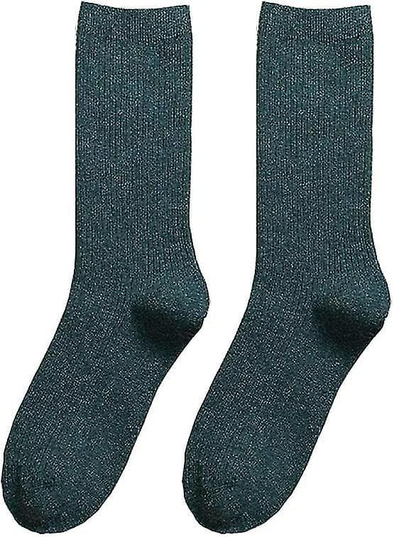 Vintersockor av fårull, varma tjocka alpackasockor, stickad present av ren alpackaull