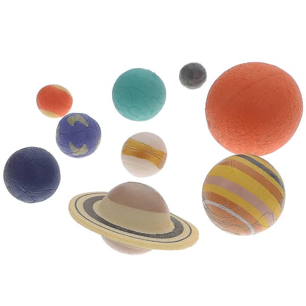 1 Set Planeter Modell Solsystem Planeter Figur Pedagogisk Leksak för Astronomi-entusiaster