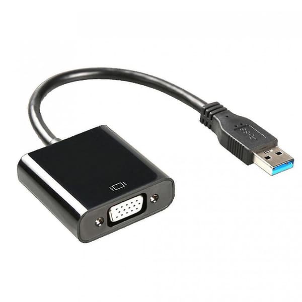 Usb 3.0 til VGA Adapter Multi-Display Video Konverter HD 1080P Eksternt Grafikkort NEE