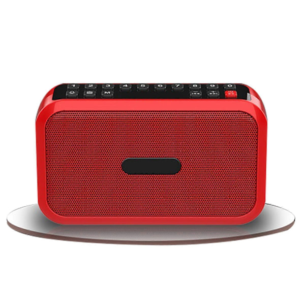 Bluetooth5.0-yhteensopiva Mini TF -korttisoitin 3,5 mm:n audio kannettava radio
