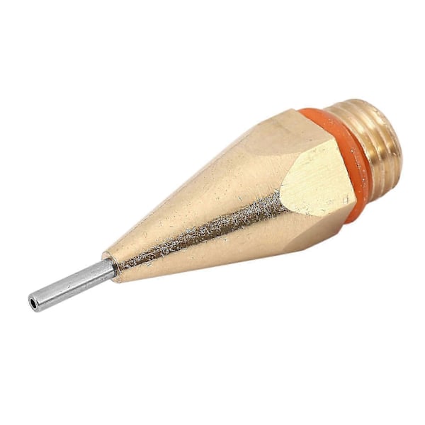 2 stk. 1 mm Åbningsdiameter Smeltelimdyse 1,0x40 mm Kobberdyse Med Dysenøgle Interchan-haoyi