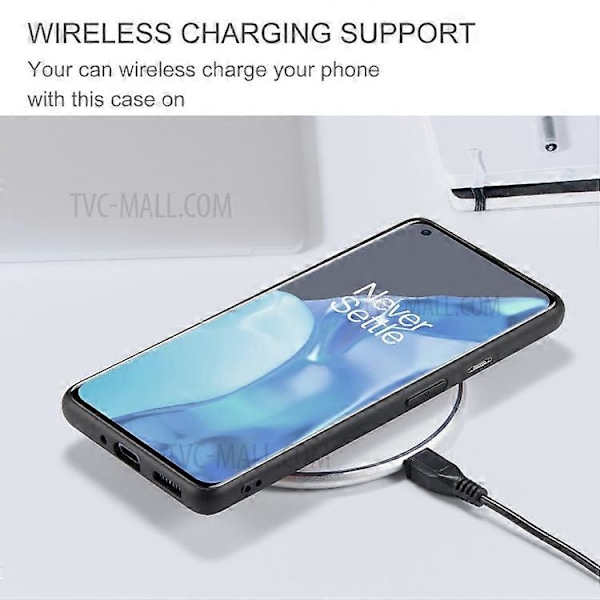 JEEHOOD Magnetisk Plånbok Avtagbar 2-i-1 Design Läderbelagt TPU-skal Kompatibelt med OnePlus 9 (EU / US Version) Red