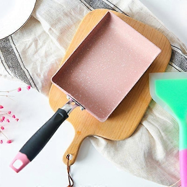 Rektangulär Japansk Non-stick Mini Stekpanna Omelett Äggpanna Kökstillbehör