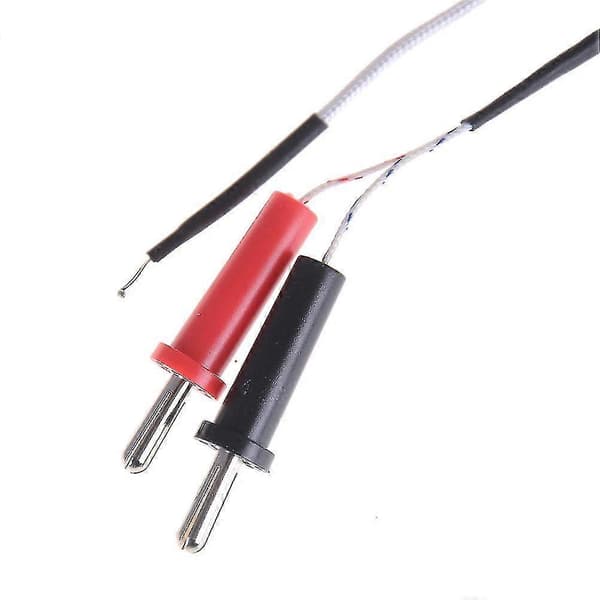 K Typ Termoelement Sensor Multimeter Temperaturprob Banankontakt 1000mm Hfmqv