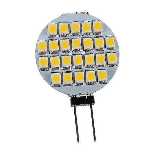 10x G4 SMD 24 LED Skap Marine Bil Pære Lampe 12V Varmt Hvitt Lys