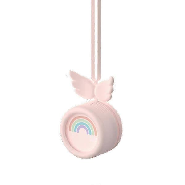 Bärbar Ängelvingar Fläkt (Rosa)