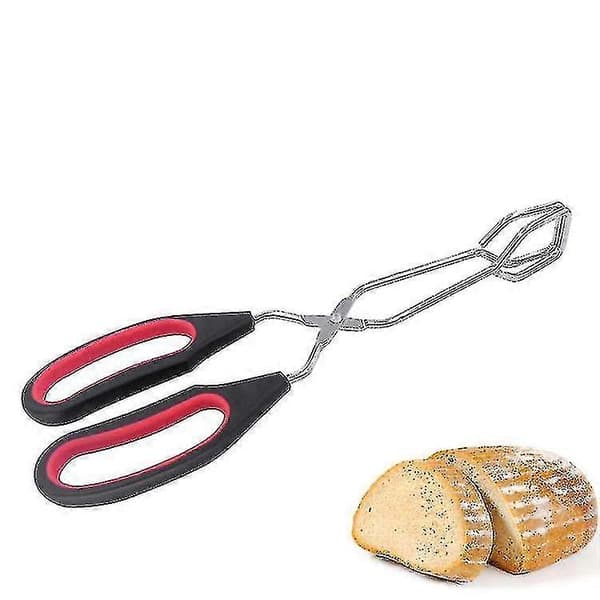Saksetang i rustfrit stål 28 cm kraftige grilltænger, sæt med 2