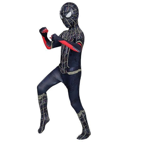 Spider-Man No Way Home Cosplay Kostym Overall Herr Bodysuit _a Black 190