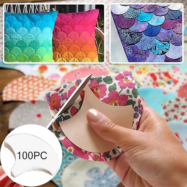 100 st Blomsterpapper Quilting Mall Papperslappverk Q