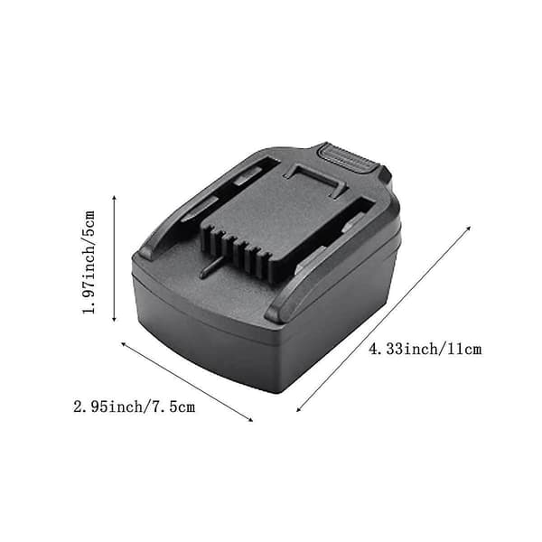 Batteriadapter til 18V batterikonvertering til 20V 6-benet lithiumbatteriværktøjskonverter
