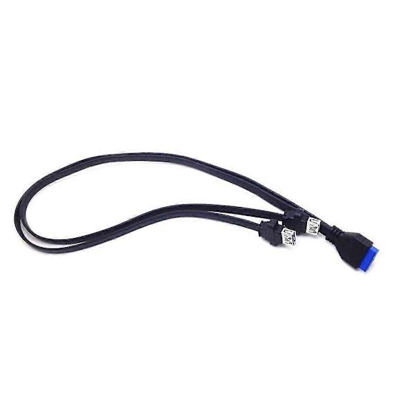 0. Kaksois 2 Port USB 3.0 Etupaneelin Jatkojohto A-tyypin Naaras 20-nastainen Kotelon Otsikko Naaraspaikka A