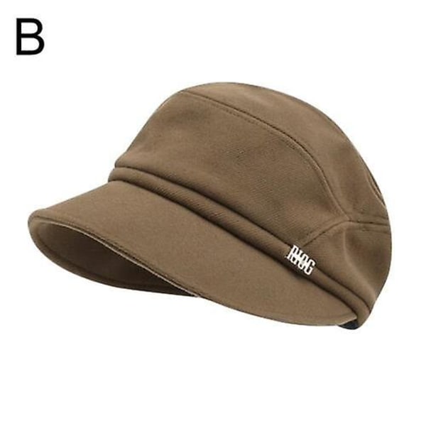 Naiset Newsboy Peaked Baret Cap Lämmin Visiiri Hattu Uusi Naisten Newsboy Cabbie Baretti Lippalakki Cap Hatut Newsboy Hatut Coffee