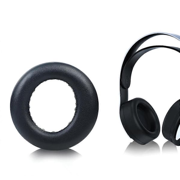 Andningsbara Ersättningsöronkuddar Rund Skydd 1 Par för Headset