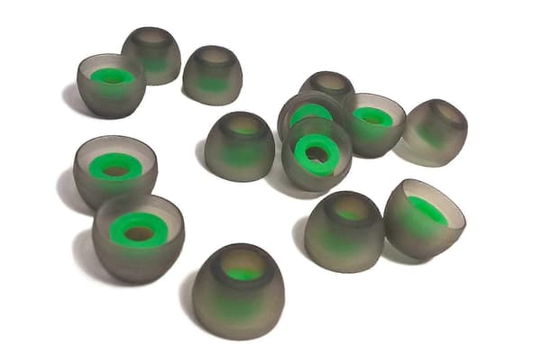 Silikon Ørepropper 7 Par Silikon Øreputer In-Ear Erstatningsørepropper, 4.5mm Grønn