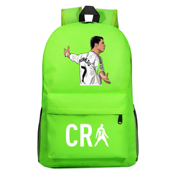 Fodbold CR7 Ronaldo Printing Børnestuderende Skoletaske Ungdomsrygsæk Udendørs rejsetaske Computertaske style 14