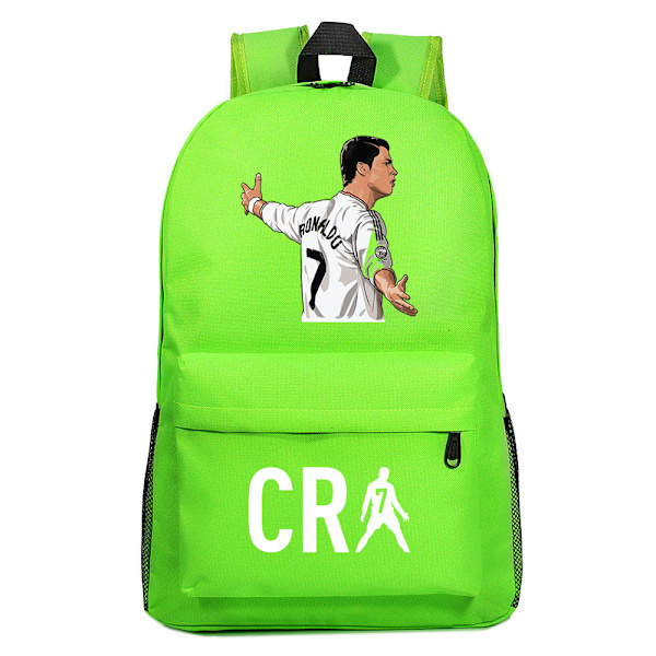 Fotboll CR7 Ronaldo Printing Barn Student Skolväska Ungdomsryggsäck Utomhus Resväska Datorväska style 14