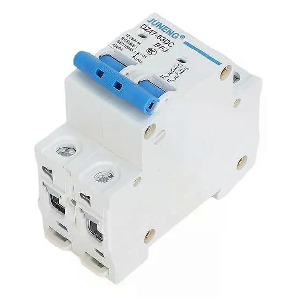 DC12V 24V 48V 60V 120V MCB 63A 80A 100A 125A 150A 200A 250A Kretsskydd 1p/2p Solcellssystem Litiumbatteri Strömskydd