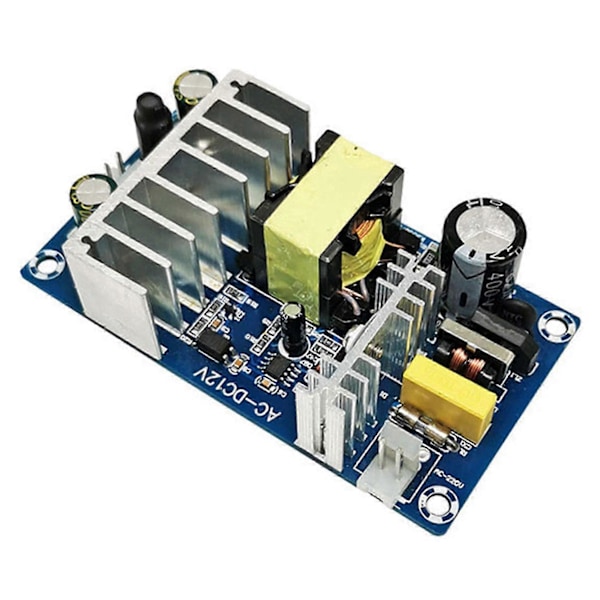 AC-DC Switchande Strömförsörjningsmodul 12V72W Högeffekt 12V6A Switchande Strömförsörjningskort Blått Kort